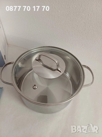 Чисто нова тенджера 20 см. 2.5 л, снимка 5 - Съдове за готвене - 52436120