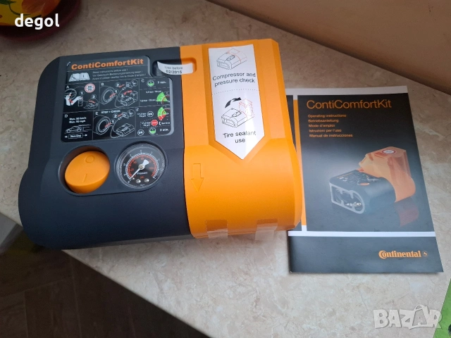Компресор Continental Conti ComfortKit 12V 15A 180W 8bara, снимка 2 - Аксесоари и консумативи - 53450282