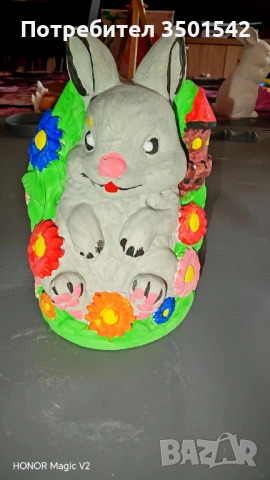 Цветни фигурки от гипс , снимка 3 - Други - 54017329