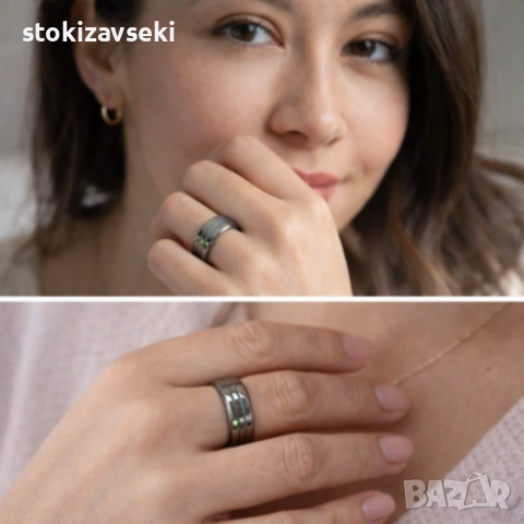 Smart пръстен–интелигентен тракер за здраве и активност в стилна форма, снимка 11 - Други - 54083706