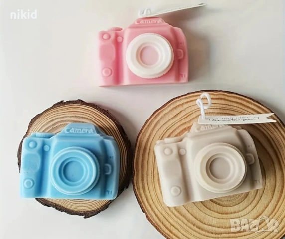 Камера Фотоапарат дълбок силиконов молд калъп форма за торта фондан гипс сапун свещ декор , снимка 3 - Форми - 22193127
