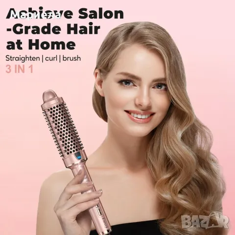 Термочетка Farery, керамична турмалинова йонна четка за маша/38 мм., снимка 4 - Маши за коса - 50124274