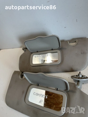 Ляво и дясно слънчеви сенници за Jeep Compass 2.2 CRD (2011), снимка 2 - Части - 53392514