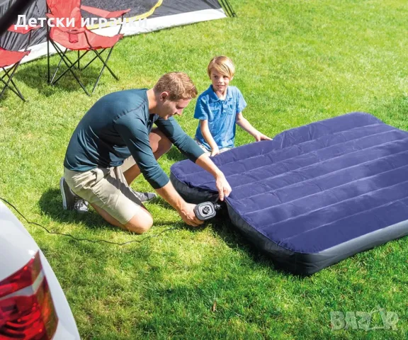 Електрическа помпа Intex, 12V, 650 л./мин, за надуваеми продукти, черна, снимка 2 - Басейни и аксесоари - 49927247