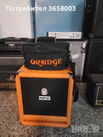 Бас стак - Orange Bass Terror 500w + Orange OBC212 600w Isobaric кабинет, снимка 4 - Китари - 48167304