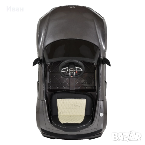 ПРОМОЦИЯ ДО 24.12!НОВО!Акумулаторна кола Audi R8 Spyder с 12V батерия,меки гуми,металик,USB, снимка 8 - Електрически играчки - 51753310