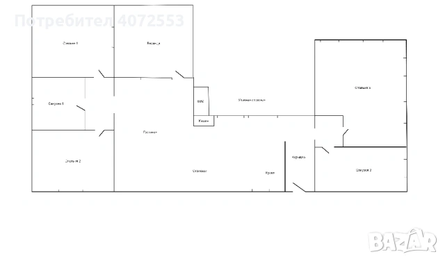 едноетажна къща в Горни Близнаци, снимка 18 - Къщи - 54004670