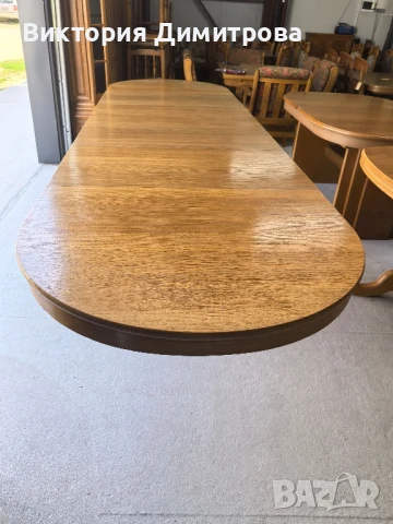 Разтегателна трапезна маса 3,60 м. , снимка 7 - Маси - 50508891
