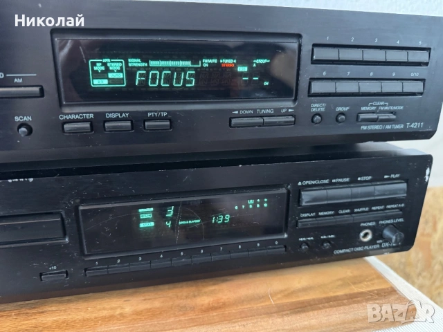 ONKYO DX-7211и T-4211 CD ПЛЕЪР И ТУНЕР, снимка 5 - Ресийвъри, усилватели, смесителни пултове - 53484902