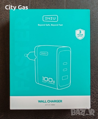 100W Бързо зарядно за лаптоп с USB C, снимка 3 - Оригинални зарядни - 51900444