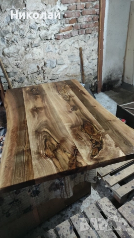 Холна маса / маса за кафе масив орех, снимка 3 - Маси - 53535474