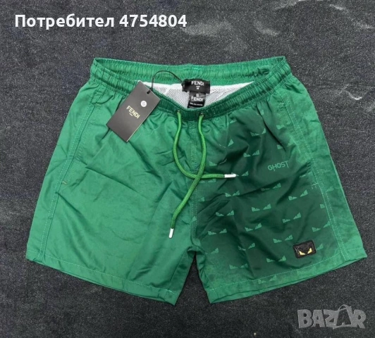 Мъжки бански Fendi с ефект при намокряне, снимка 2 - Бански - 53709930