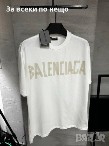 Balenciaga Мъжка Тениска👕Мъжка Блуза С Къс Ръкав - Различни Цветове Код Mens P.89, снимка 2 - Тениски - 53821546