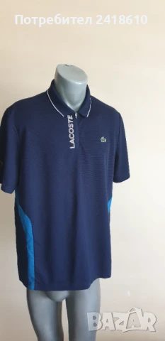 Lacoste Sport Pique  3/4 Zip Mens Size 6 - XL НОВО! ОРИГИНАЛ! Мъжка Тениска!, снимка 3 - Тениски - 50948615