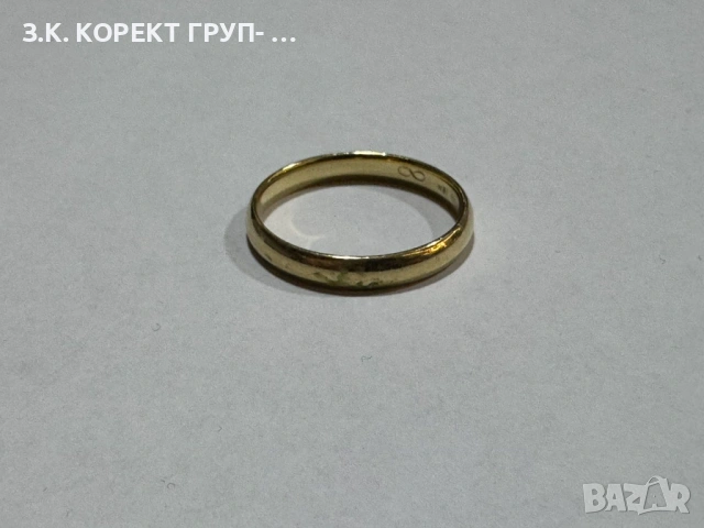 Златен пръстен 14К, снимка 4 - Пръстени - 53125395