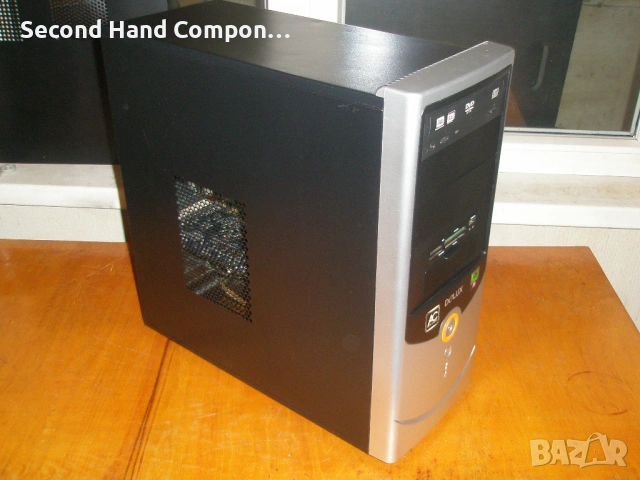 офис компютър, Core 2 duo E4700, RAM 4GB DDR2 Radeon 5550 DDR5, SSD120gb, Delux 350W PFC