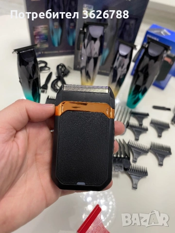 Професионален комлект за постригване, снимка 18 - Фризьорски принадлежности - 53395529