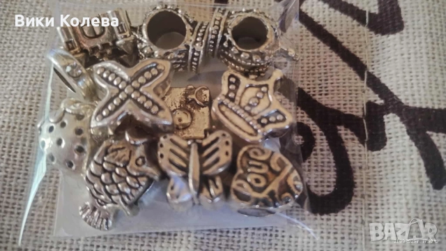 Лот метални мъниста / висулки тип Pandora, снимка 3 - Други - 51872988