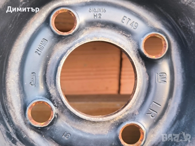 Стоманени джанти , снимка 3 - Гуми и джанти - 52658838