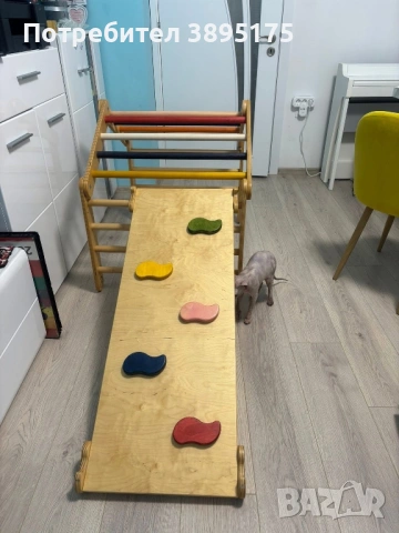 Триъгълник на Пиклер с люлка и пързалка