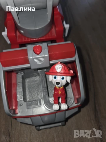 Paw Patrol The Movie Трансформиращ камион Marshall Firetruck, снимка 10 - Коли, камиони, мотори, писти - 51178228