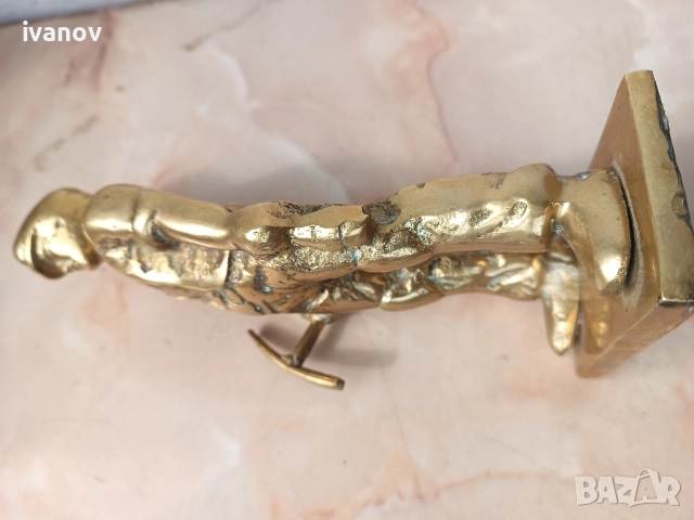 Бронзова пластика - миньор, снимка 9 - Колекции - 51917858