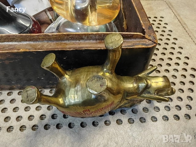 Бронзова статуетка Слон 10/7 см, снимка 8 - Антикварни и старинни предмети - 52766530