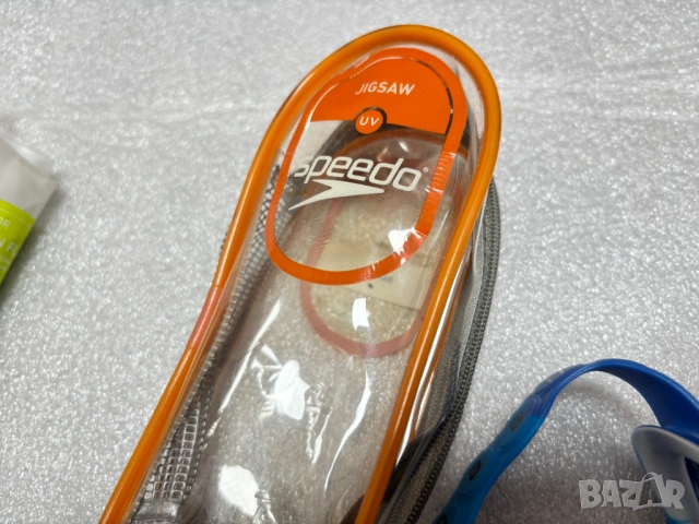 Комплект за 9€! Детски шапка и очила за плуване Speedo Junior, снимка 8 - Водни спортове - 53533526