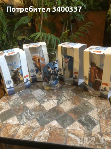 Чаши Ледена епоха, Замръзналото царство, колекция Самолети, снимка 3 - Чаши - 53939799