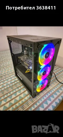 Геймърски компютър гаранция/i3 9100f 16GB,GTX 1070 8GB, 256GB SSD HDD 1TB