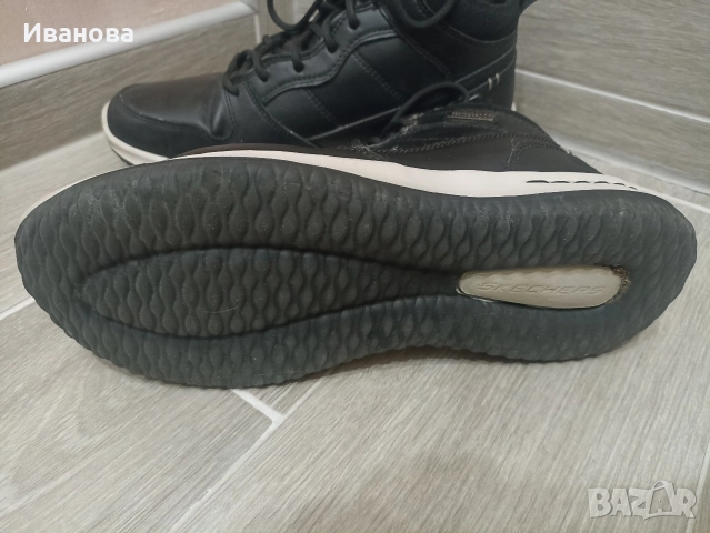 Мъжки кожени боти Sketchers Waterproof , снимка 3 - Мъжки боти - 52918487