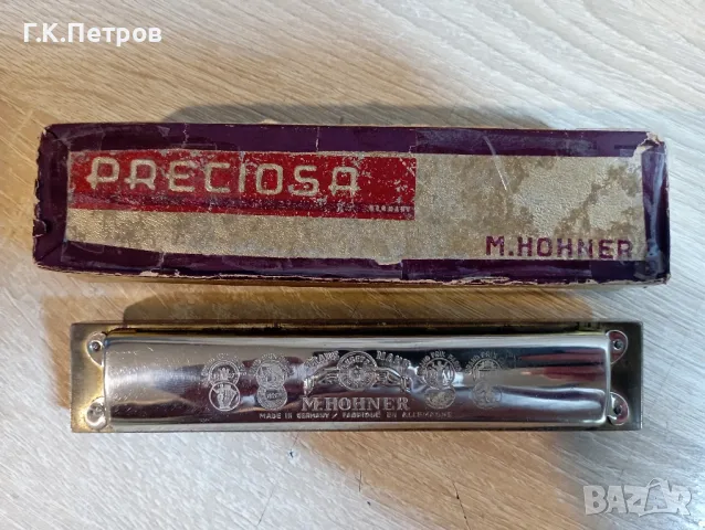 Хармоника "M.Hohner"Preciosa, снимка 9 - Антикварни и старинни предмети - 46854316