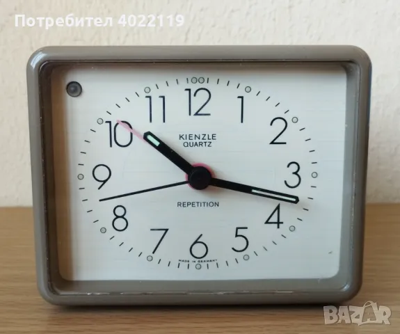 Немски ретро часовник-будилник KIENZLE REPETITION