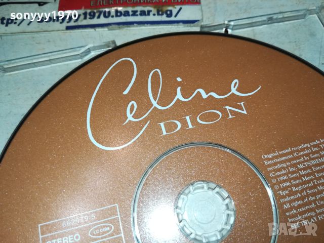 CELINE DION CD-ВНОС GERMANY 0907241018, снимка 2 - CD дискове - 46520104