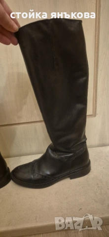 Продавам черни страхотни дамски ботуши, снимка 3 - Дамски ботуши - 53712288