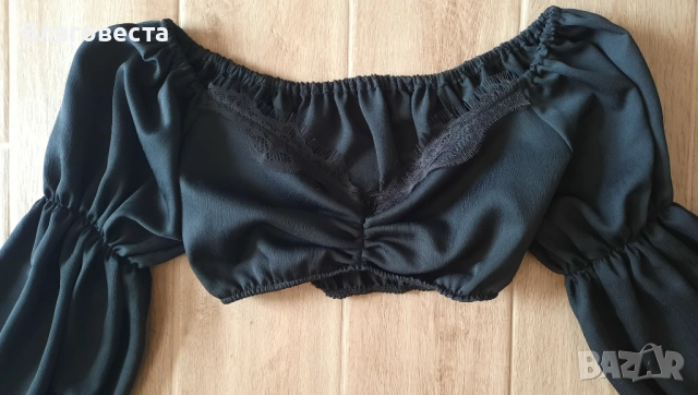 Къс топ с дантела на Hilsbrand/ Hilsfashion, снимка 2 - Корсети, бюстиета, топове - 53998078