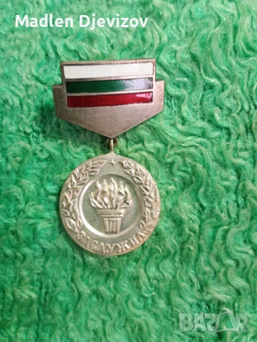 Сребърна значка -,,ЗАСЛУЖИЛ,,-22 рвро, снимка 4 - Нумизматика и бонистика - 53478719
