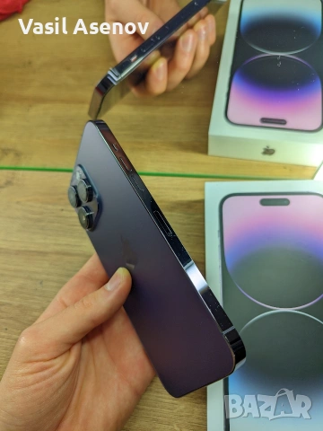Iphone 14 Pro Max КАТО НОВ Deep Purple, снимка 4 - Apple iPhone - 53437407