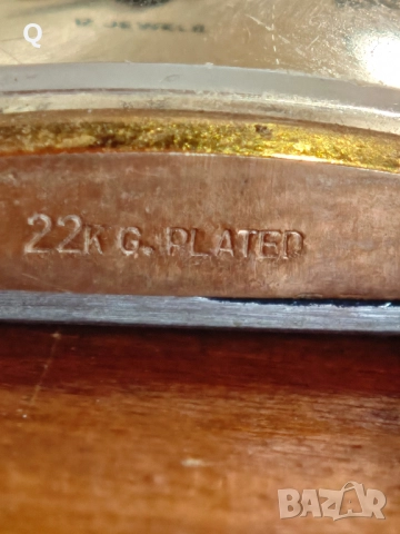 стар позлатен часовник, снимка 3 - Антикварни и старинни предмети - 52481237