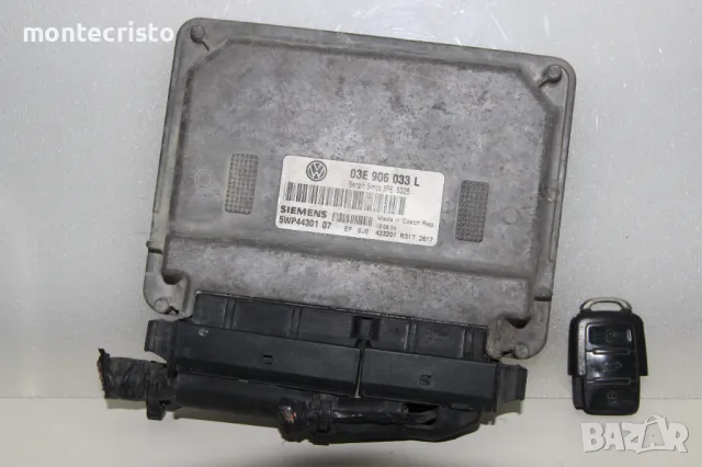 Моторен компютър ECU VW Polo (2001-2009г.) 03E906033L / 03E 906 033 L / Benzin Simos 3PE, снимка 1 - Части - 47383821