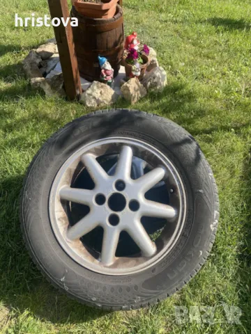 гуми с джанти от ауди 15цола 195х65х15 дот 17г.нокиан летни