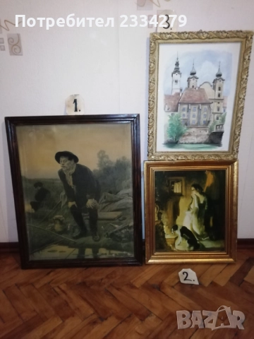 Стари картини от различни автори и различни държави. , снимка 2 - Антикварни и старинни предмети - 51802748