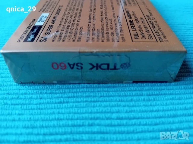 TDK SA-60 Gold, снимка 3 - Декове - 53391137