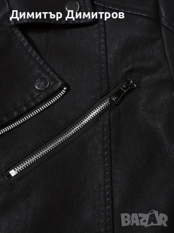 Якета кожени с страничен цип=45лв, снимка 5 - Якета - 52469044