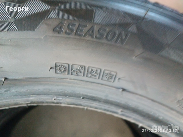 2бр.всесезонни гуми 215/60/17 Kumho, снимка 8 - Гуми и джанти - 53666840