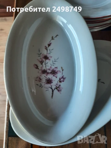 Чинии порцеланови, българско производство, НОВИ, снимка 8 - Чинии - 50475311