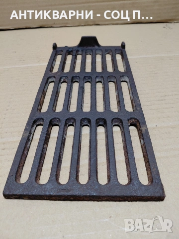 Соц Стара Чугунена Скара За Камини Барбекюта Огнища.1.200кг. НОМЕР 1372., снимка 4 - Антикварни и старинни предмети - 54102027