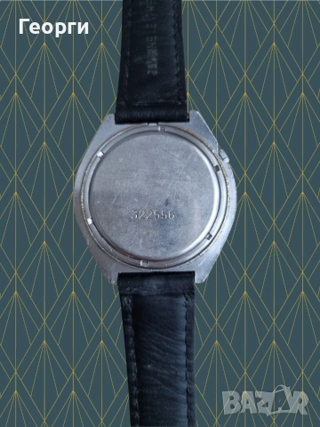 Съветски мъжски часовник Слава работи кварц, снимка 8 - Мъжки - 53162095