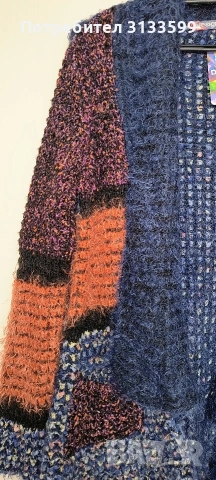 Дамска блуза "Desigual"- размер М; ЖИЛЕТКА "Desigual"- размер L , снимка 11 - Блузи с дълъг ръкав и пуловери - 44034746