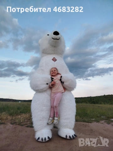 Голяма бяла мечка за Коледа, снимка 8 - Други - 52801716